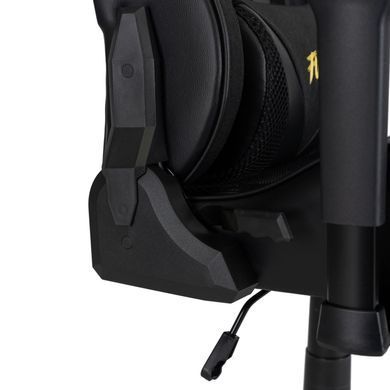 Стул офисный поворотный MEBEL ELITE FURY Черный/Желтый фотография