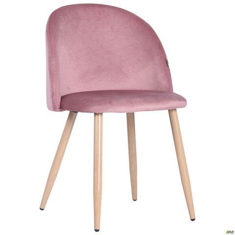 Стул Sherry beech Velvet AMF Розовый фотография
