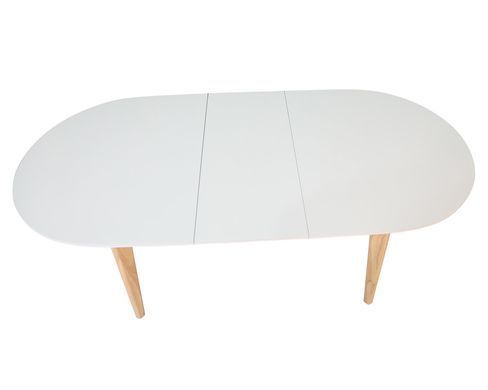 Стол ALBERTO CERAMIC Intarsio 160(200)*90 бежевый мат/дерево фотография
