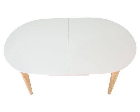 Стол ALBERTO CERAMIC Intarsio 160(200)*90 бежевый мат/дерево фотография