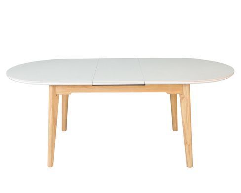 Стол ALBERTO CERAMIC Intarsio 160(200)*90 бежевый мат/дерево фотография