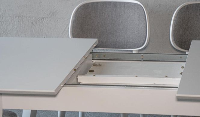 Стол раскладной МИЛАН Prestol 118/156x80 Белый фотография