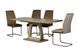 Стол раскладной TML-522 VETRO 140(180)x80 Макиато / Мраморный эффект