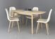 Стол раскладной EXEN II Intarsio 120(160)x80 Крем