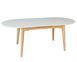 Стол ALBERTO CERAMIC Intarsio 160(200)*90 бежевый мат/дерево