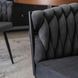 Стул бархатный MEBEL ELITE ELENA Velvet Серый