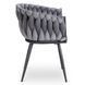Стул бархатный MEBEL ELITE ELENA Velvet Серый