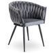 Стул бархатный MEBEL ELITE ELENA Velvet Серый фотография