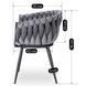 Стул бархатный MEBEL ELITE ELENA Velvet Серый