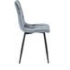 Стілець оксамитовий MEBEL ELITE ROBIN Velvet Сірий