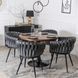 Стул бархатный MEBEL ELITE ELENA Velvet Серый