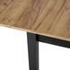 Стол раскладной MEBEL ELITE MAX 80 (160)80 см Дуб Крафт / Черный