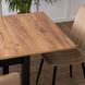 Стол раскладной MEBEL ELITE MAX 80 (160)80 см Дуб Крафт / Черный