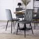 Стілець оксамитовий MEBEL ELITE ROBIN Velvet Сірий