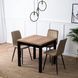 Стол раскладной MEBEL ELITE MAX 80 (160)80 см Дуб Крафт / Черный
