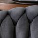 Стул бархатный MEBEL ELITE ELENA Velvet Серый