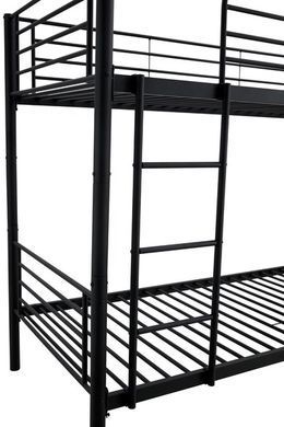 Кровать BUNKY Двухэтажная Halmar 90х200 Черный фотография