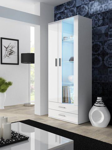 Вітрина SOHO S6 2D2S Cama 192 Білий Мат / Білий Глянець фотографія