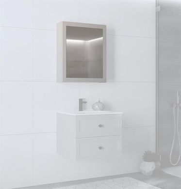 Шафка дзеркальна для ванної кімнати TORETO 70x60/1D Halmar Кашемір