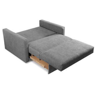 Набір з 2х розкладних крісел MEBEL ELITE MILAN 2, 135 см MEBEL ELITE Сірий / тканина фотографія