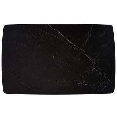 Стол раскладной PALERMO BLACK MARBLE Concepto 140(200)x90 Керамика Матовый Черный фотография