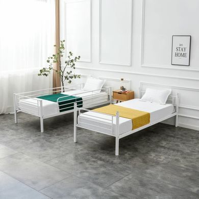 Двухъярусная кровать 90x200 см MEBEL ELITE RODEZ белый фотография