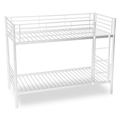 Двухъярусная кровать 90x200 см MEBEL ELITE RODEZ белый фотография