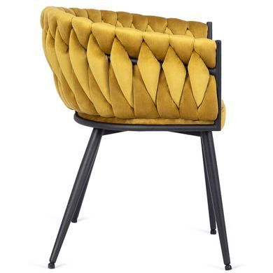 Стул бархатный MEBEL ELITE EMPOLI Velvet Горчица фотография