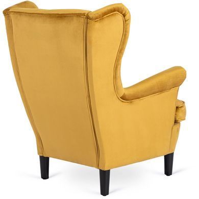 Крісло м'яке оксамитове MEBEL ELITE KLARIS 2 Velvet Гірчичий фотографія