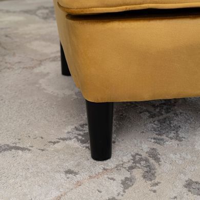 Крісло м'яке оксамитове MEBEL ELITE KLARIS 2 Velvet Гірчичий фотографія