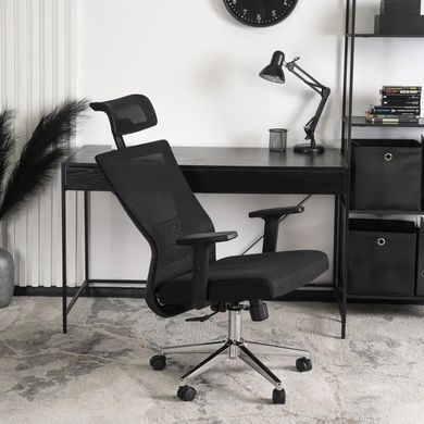 Стул офисный поворотный MEBEL ELITE PATRIC Черный фотография