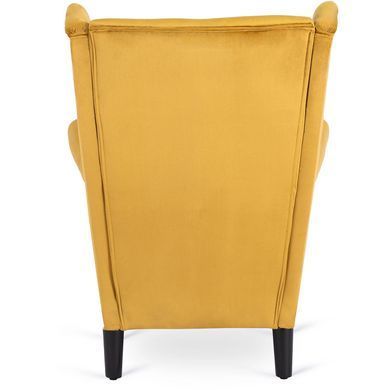 Крісло м'яке оксамитове MEBEL ELITE KLARIS 2 Velvet Гірчичий фотографія