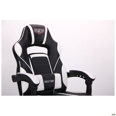 Компьютерное кресло VR Racer Dexter Vector AMF Черный/белый фотография