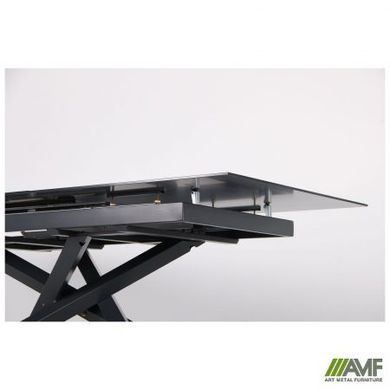 Стіл розкладний Gerald anthracite AMF 160(200)X90 glass Slate gray фотографія