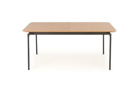Стол раскладной обеденный SMART Halmar 170(250)х100 Дуб / Черный фотография