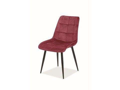 Стул CHIC Velvet Signal Бордо фотография