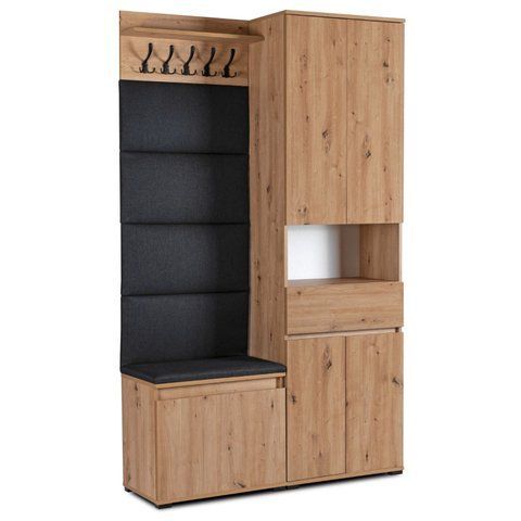 Передпокій MEBEL ELITE MODENA 120 Дуб Артизан/графіт фотографія