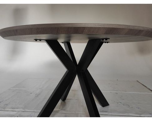 Стол раскладной TML-660 VETRO 120x120 Пепельный Дуб фотография