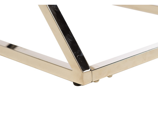 Консоль CD-3 VETRO 120x40 Прозрачный / Серебро фотография
