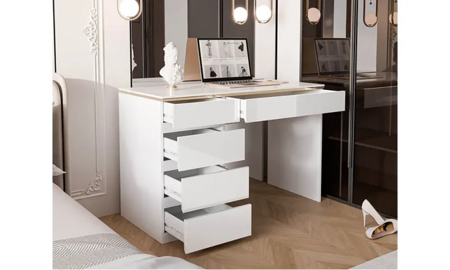 Стол туалетный Моника 5Ш Prestol Белый фотография