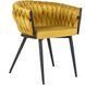 Стул бархатный MEBEL ELITE EMPOLI Velvet Горчица