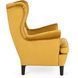 Крісло м'яке оксамитове MEBEL ELITE KLARIS 2 Velvet Гірчичий