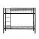 Кровать BUNKY Двухэтажная Halmar 90х200 Черный