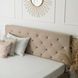 Кровать бархатная MEBEL ELITE QUEEN Velvet 160x200см Беж