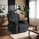Массажное крісло реклайнер MEBEL ELITE JASPER Чорний