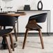 Стул бархатный MEBEL ELITE GARY Velvet, Черный/ореховый
