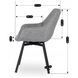 Стул поворотный MEBEL ELITE LUNA 2 Серый