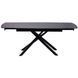 Стол раскладной PALERMO BLACK MARBLE Concepto 140(200)x90 Керамика Матовый Черный