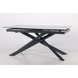Стіл розкладний Gerald anthracite AMF 160(200)X90 glass Slate gray
