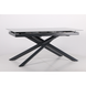 Стіл розкладний Gerald anthracite AMF 160(200)X90 glass Slate gray